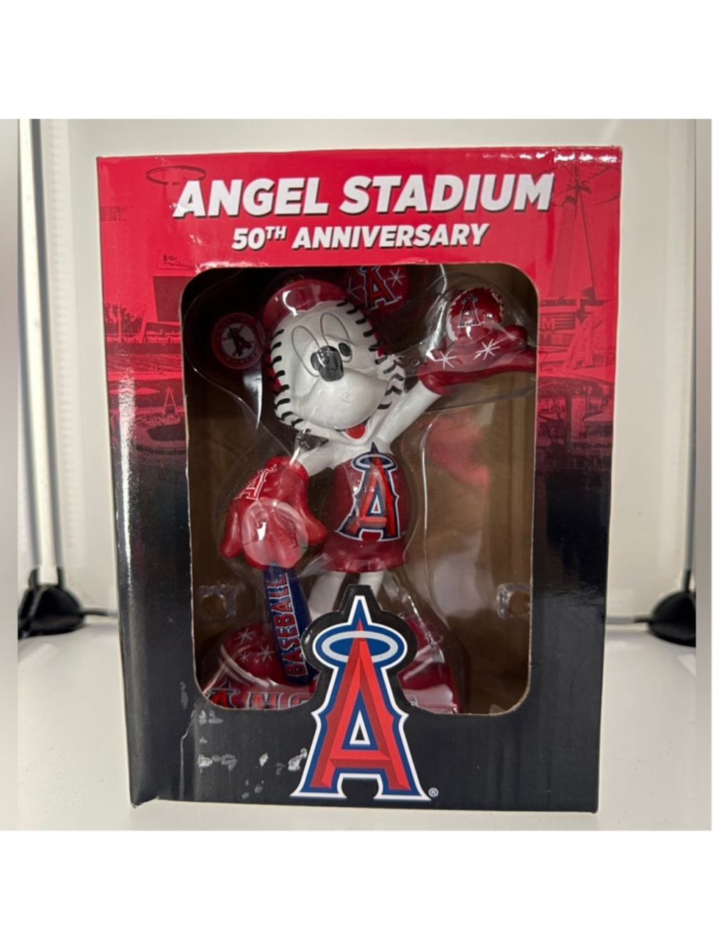Angel Stadium 50th Anniversary Disney Mickey Mouse Limited Edition Figurine - Picture 3 of 5